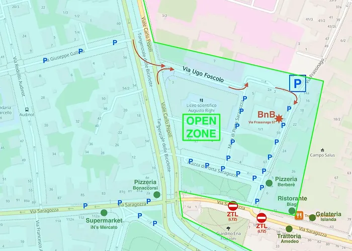 شقة Bright With Attic بولونيا