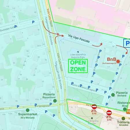 아파트 Bright With Attic 볼로냐